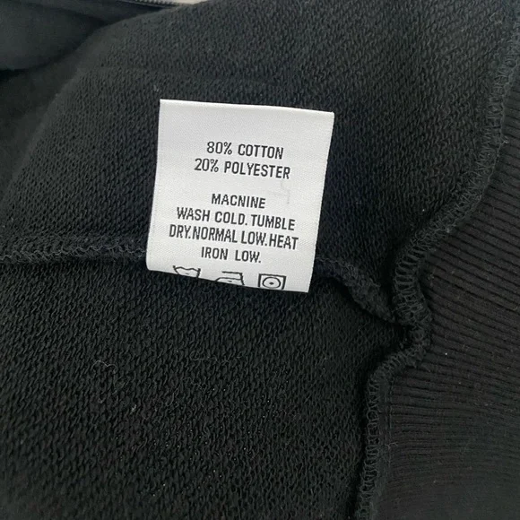 PINK DOLPHIN HOODIE BLACK COLOR SIZE MEDIUM - Picture 2 of 10